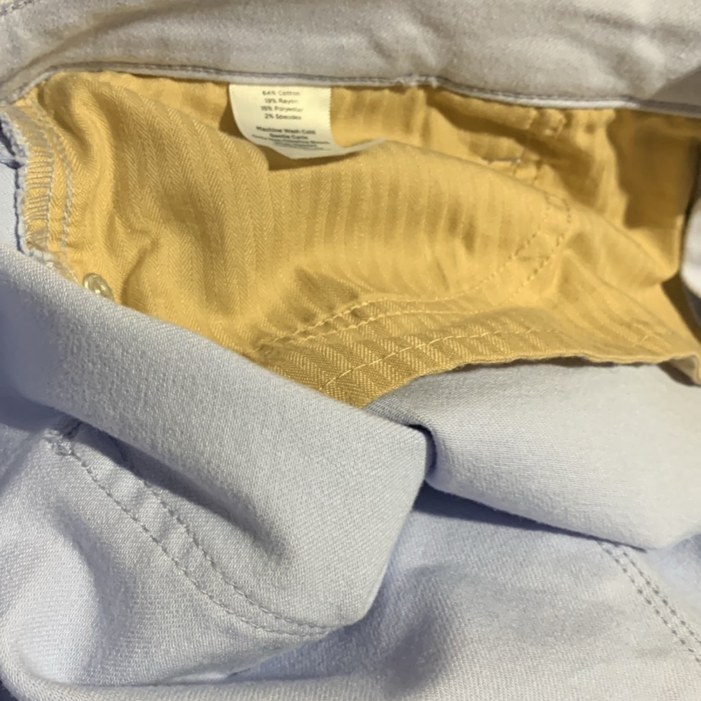 Talbots Capris Pants 14 Light Blue Jegging Crop Stretchy Cotton Rayon 5-Pocket - Picture 15 of 16